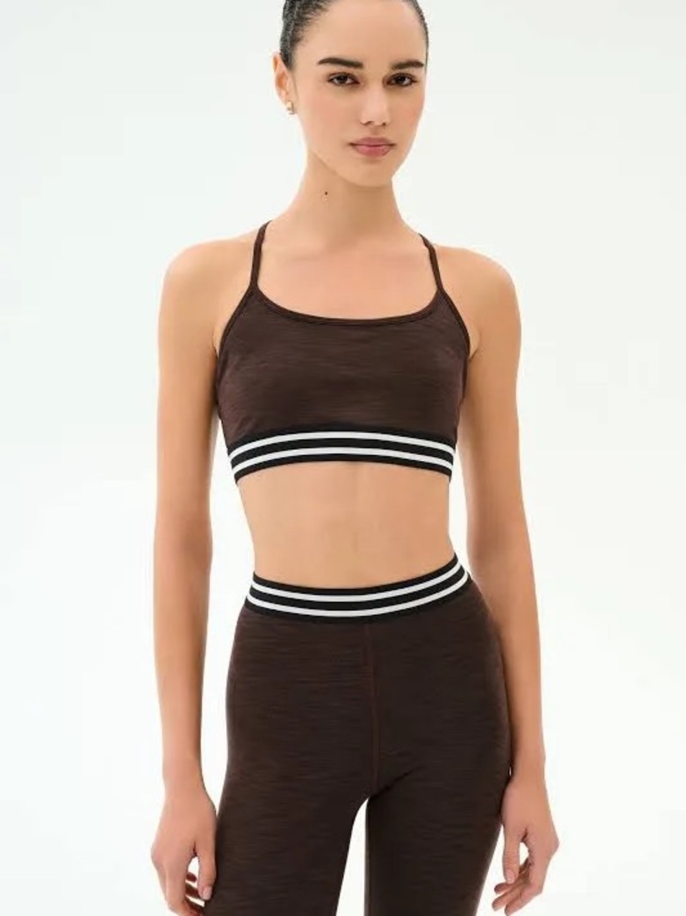 Splits59 Cali Sports Bra with Contrast Stripe Band